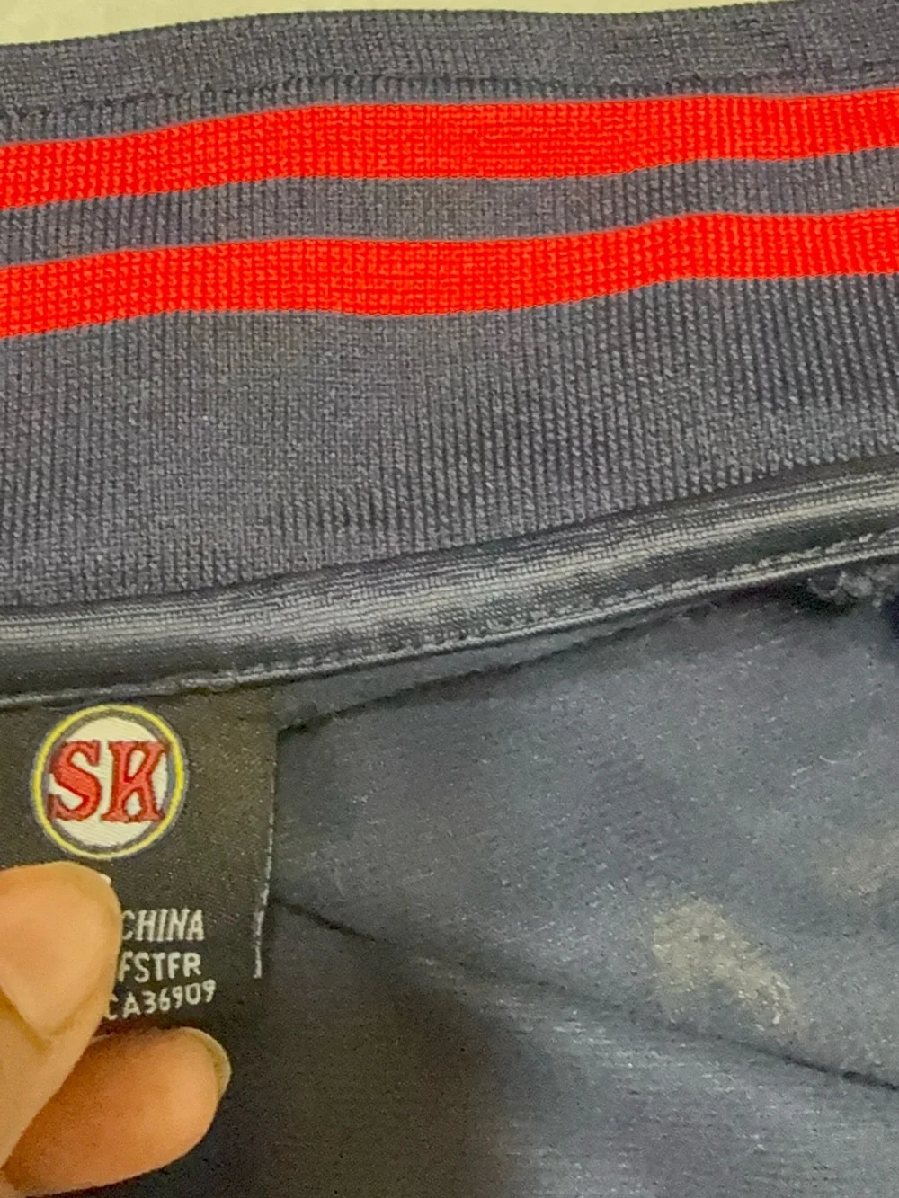 SK Barcelona Navy Kids Track Jacket with Red Trim size 2